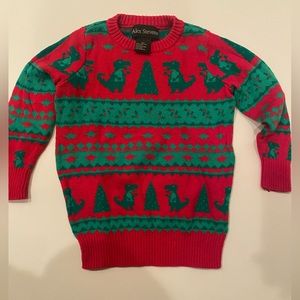 Toddler Christmas Holiday Sweeter. Dinosaur pattern. Size 2T